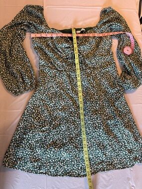 Abercrombie & Fitch Green Floral Mini Dress